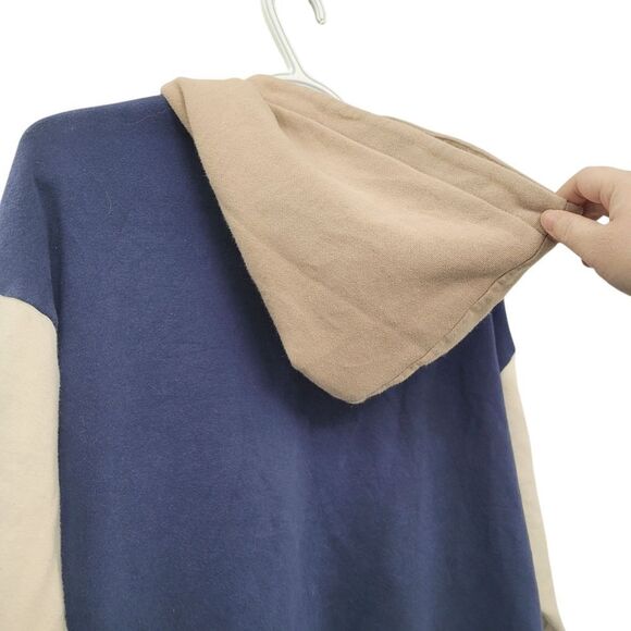 2/$20 Forever 21 New York Blue & Brown Hoodie Top Size: M - Picture 4 of 8